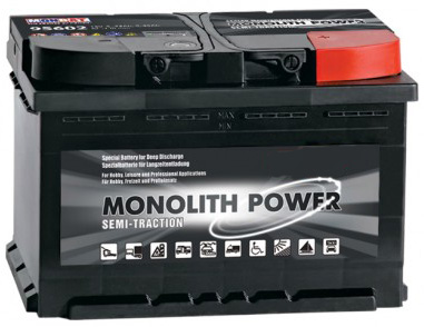 Baterie Solar Deep Cycle Monolith Power 12v/60Ah
