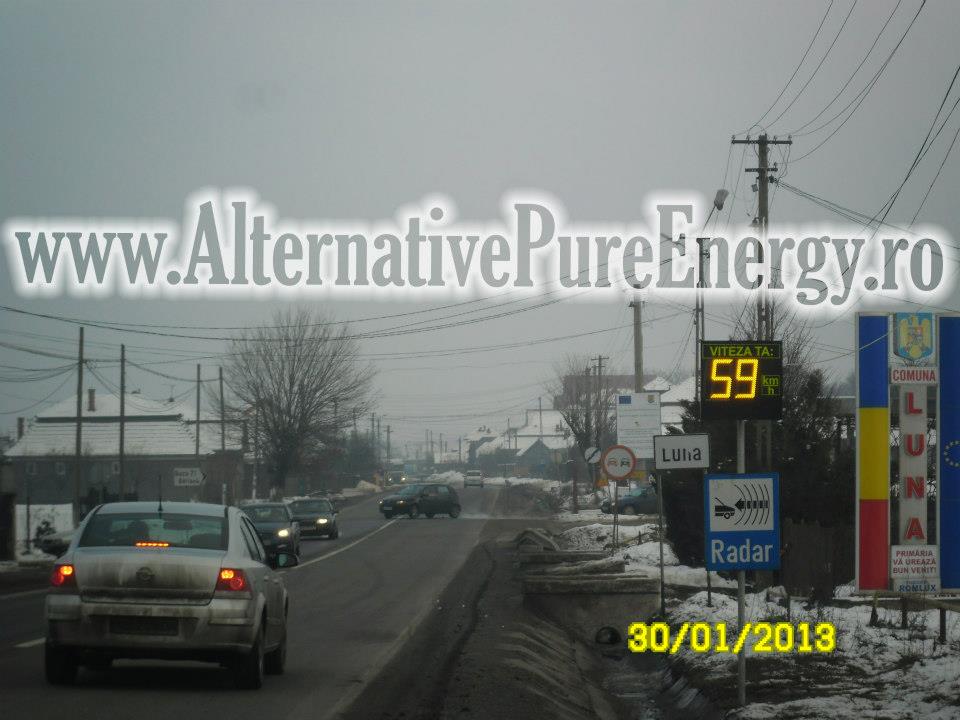 Indicator Rutier Intrare Localitate Radar 5 www.AlternativePureEnergy.ro